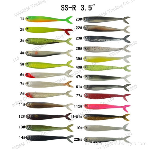 Hand Made Lifelike Mini Fish Soft Bait Fishing Lure (SSR3.5)